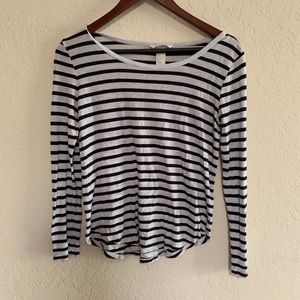 Striped long sleeve shirt